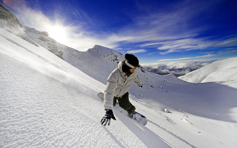 Snowboarding-Life is the challenge, HD wallpaper