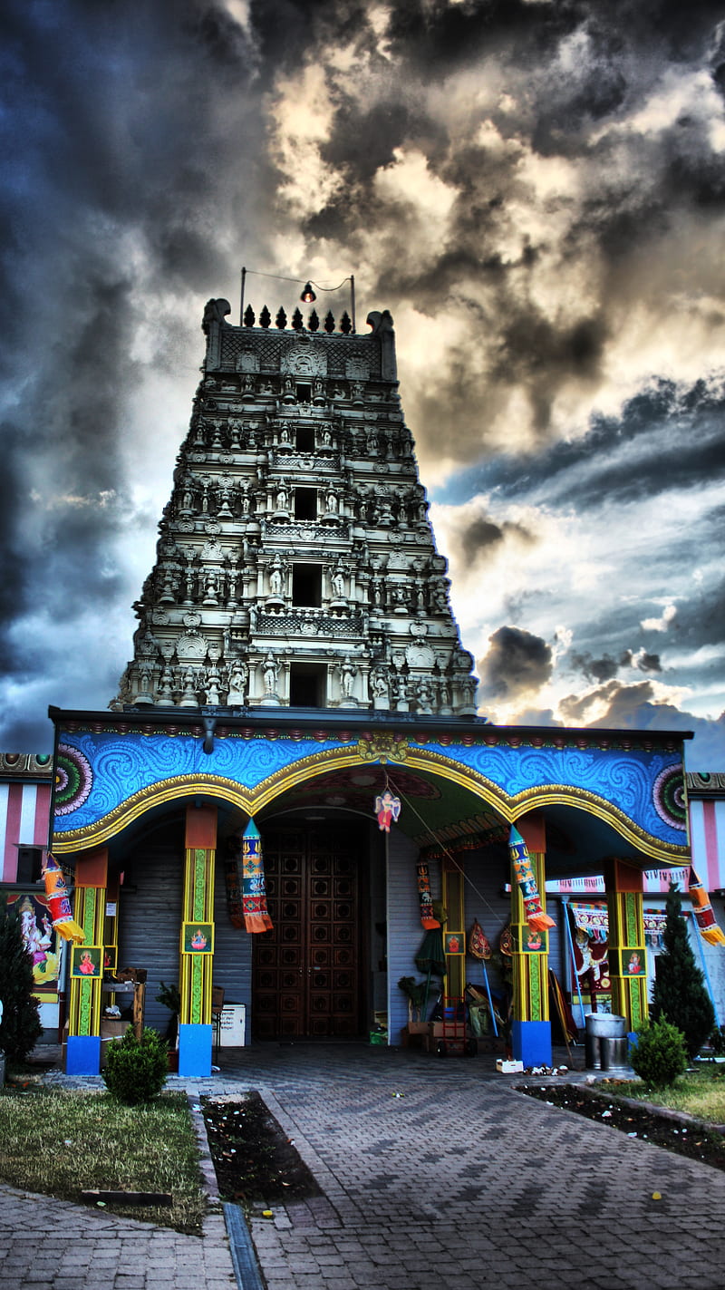 Hindu Temple , 2012, god hindu, india, latest, new, temple, HD phone wallpaper