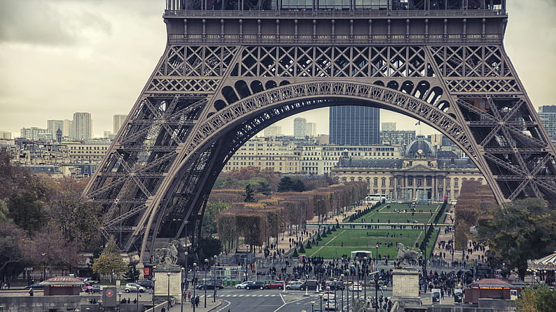 Closeup Of Eiffel Tower Paris Travel, HD wallpaper