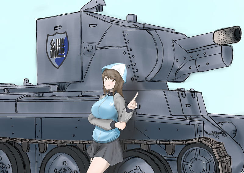 Anime, Girls und Panzer, Mika (Girls und Panzer), HD wallpaper