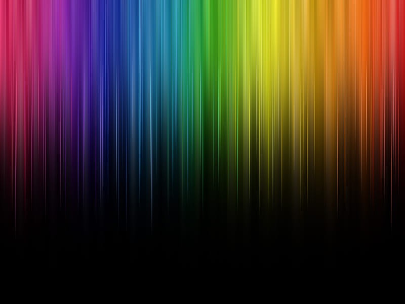 Abstract, Rainbow, Artistic, Colors, Lines, HD wallpaper