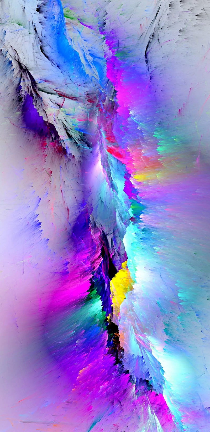 MULTICOLOUR, abstract digital, colour, desenho, explosion, rain, HD phone wallpaper