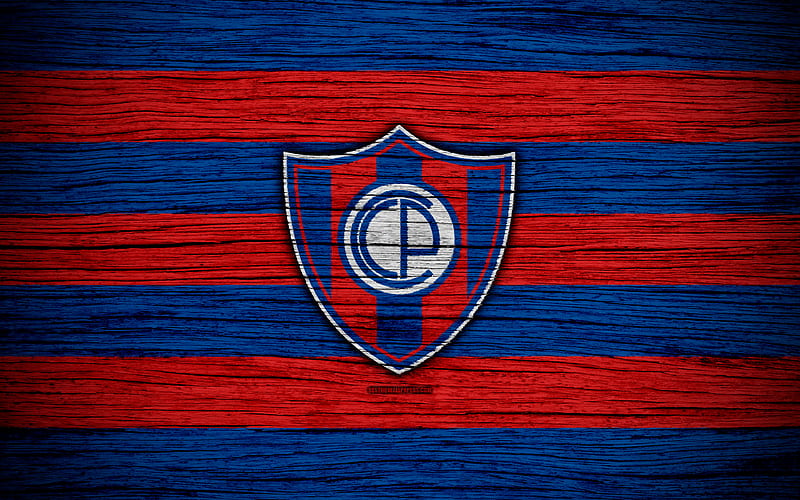 Cerro Porteno FC Paraguayan Primera Division, logo, soccer, football club, Paraguay, Cerro Porteno, art, wooden texture, FC Cerro Porteno, HD wallpaper
