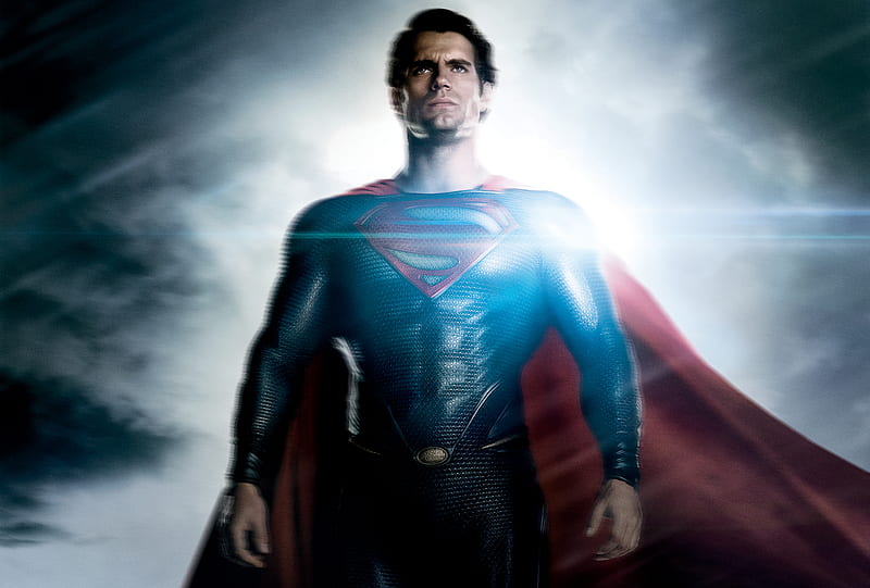 Superman, henry cavill, man of steel, dceu, HD phone wallpaper