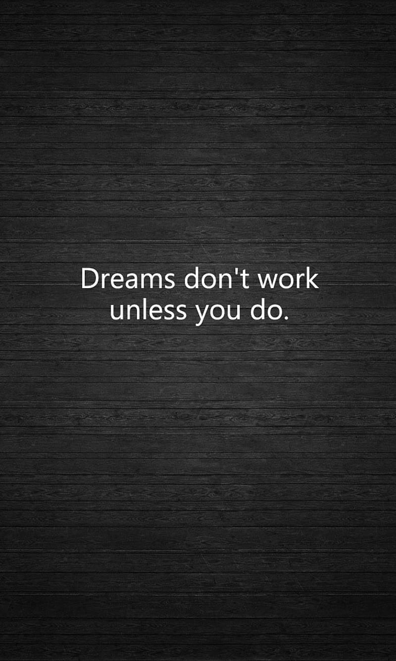 Dreams, back, dream, quote, saying, success, work hard, HD phone wallpaper