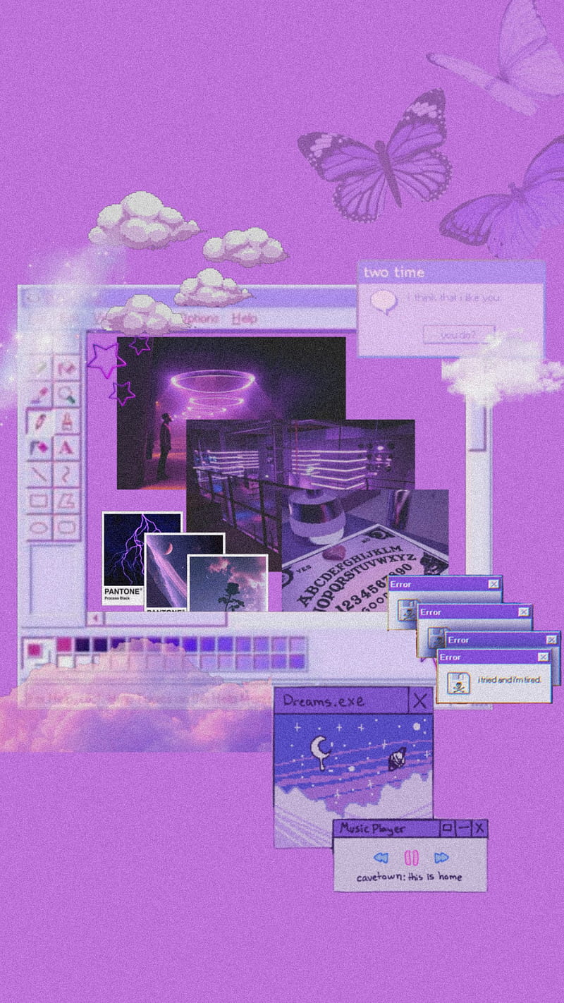 Purple aesthetic, aesthetic, cute, purple, violet, HD phone wallpaper |  Peakpx