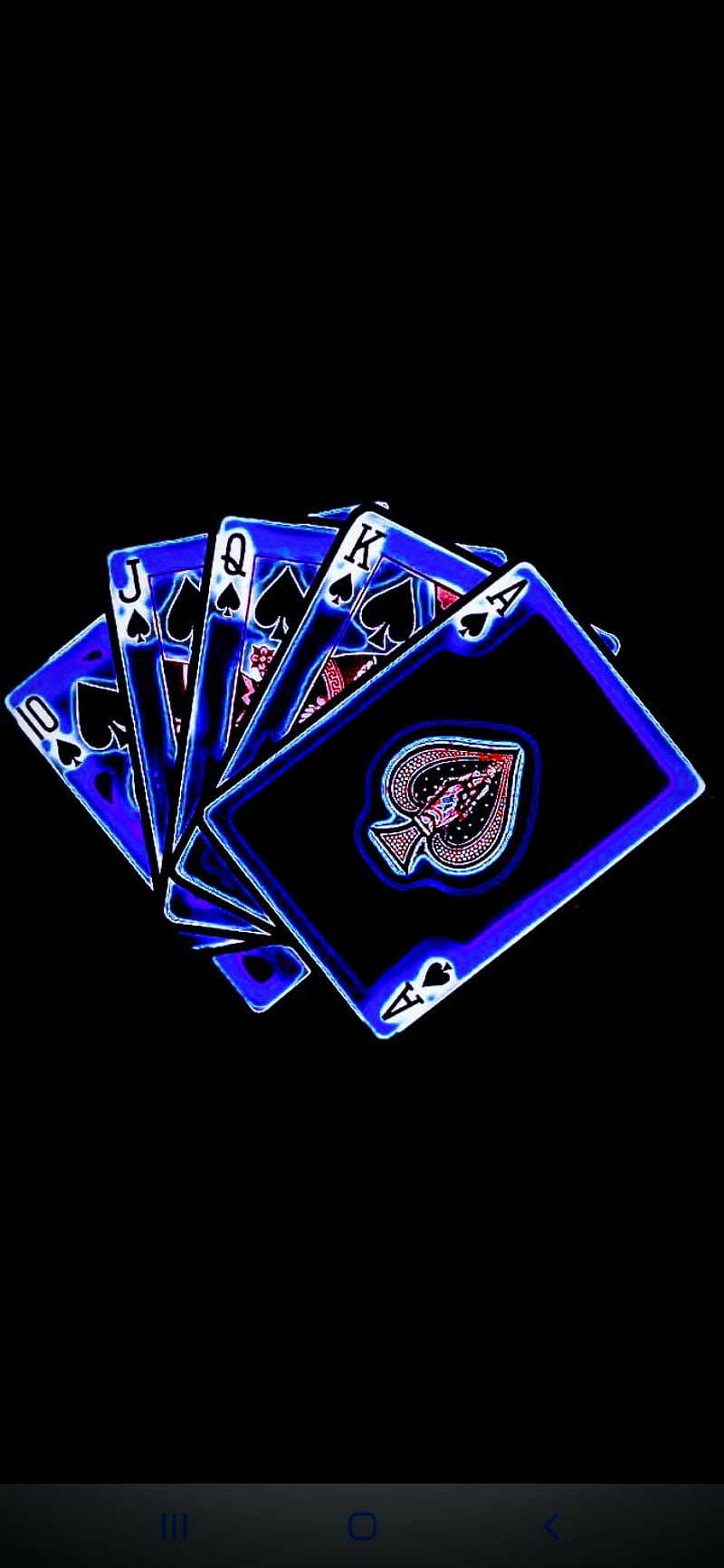 Cartas, neón, póquer, Fondo de pantalla de teléfono HD | Peakpx