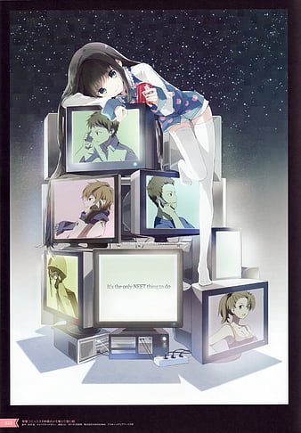 Kami-sama no Memo-chou, Shionji Yuuko, Fujishima Narumi, thigh-highs, HD  phone wallpaper