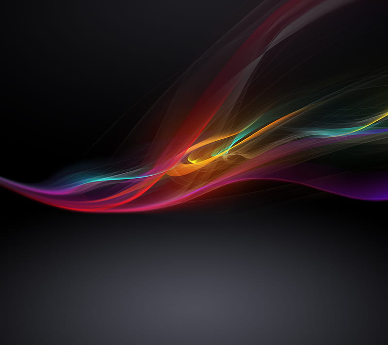 colorful curves, waves, Abstract, HD wallpaper