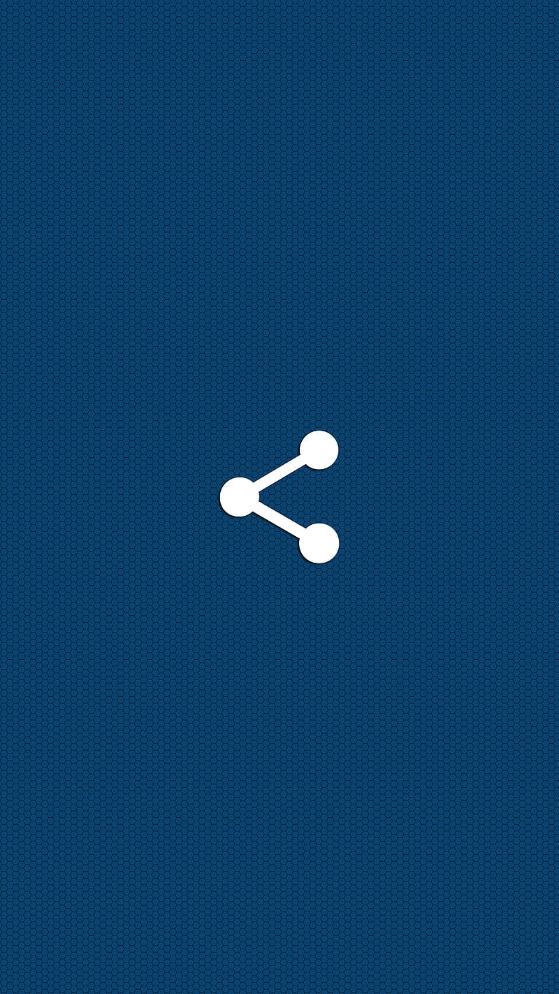 Sharing, 929, blue, icon, minimal, minimalist, minimalistic, share, simple, HD phone wallpaper