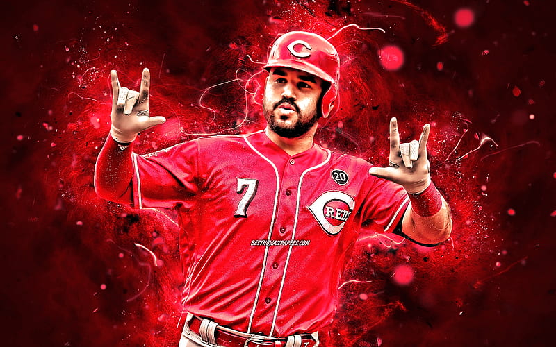 Eugenio Suarez MLB, Cincinnati Reds, baseman, baseball, Eugenio Alejandro  Suarez, HD wallpaper