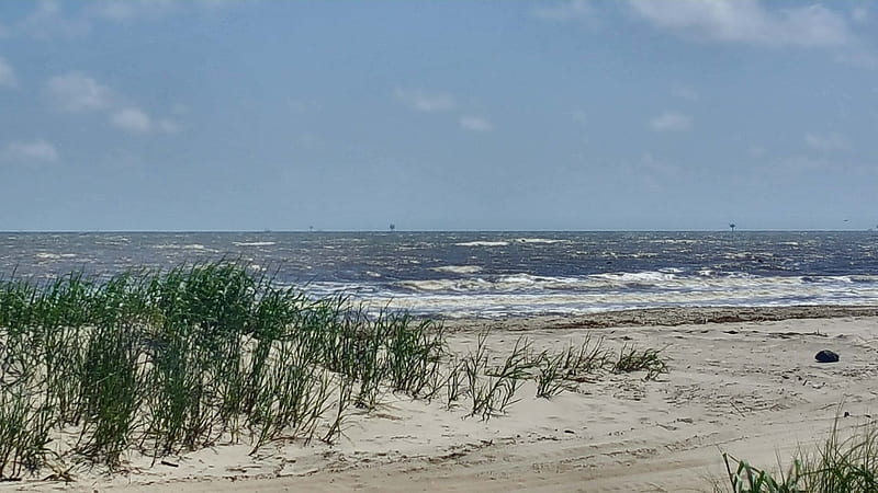 Gulf coast afternoon, gulf of mexico, ocean, southwest, HD wallpaper