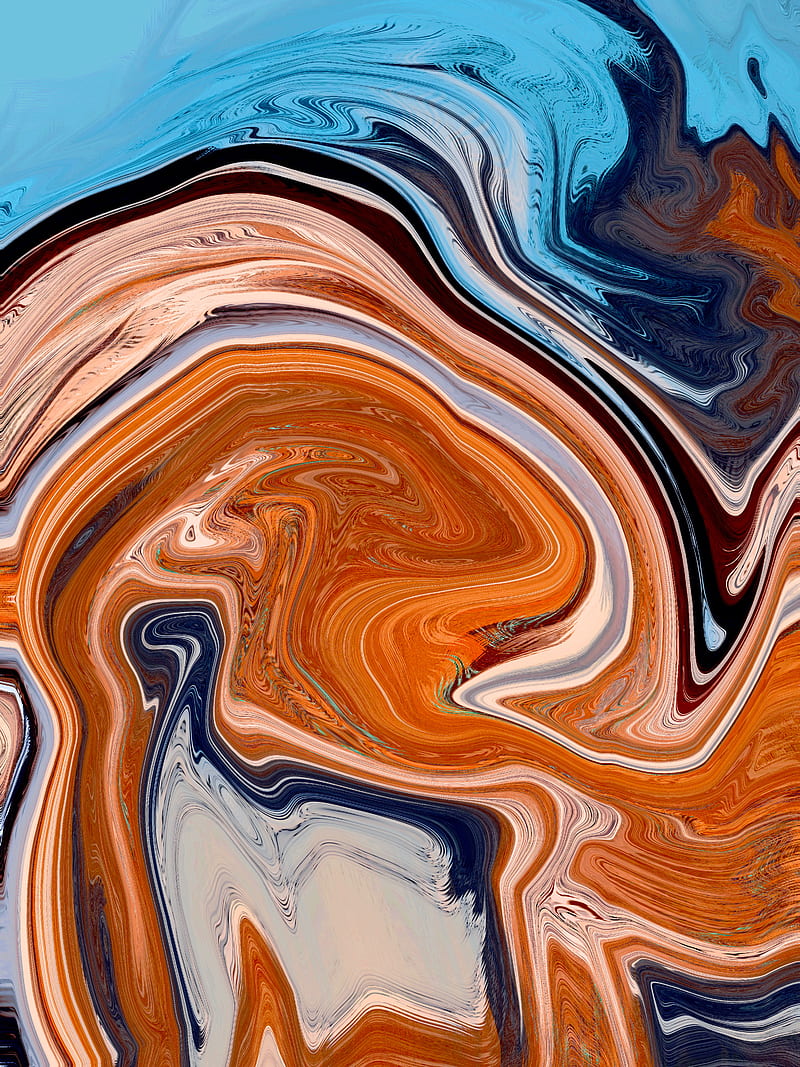 Abstract Acrylic Wave, HD phone wallpaper