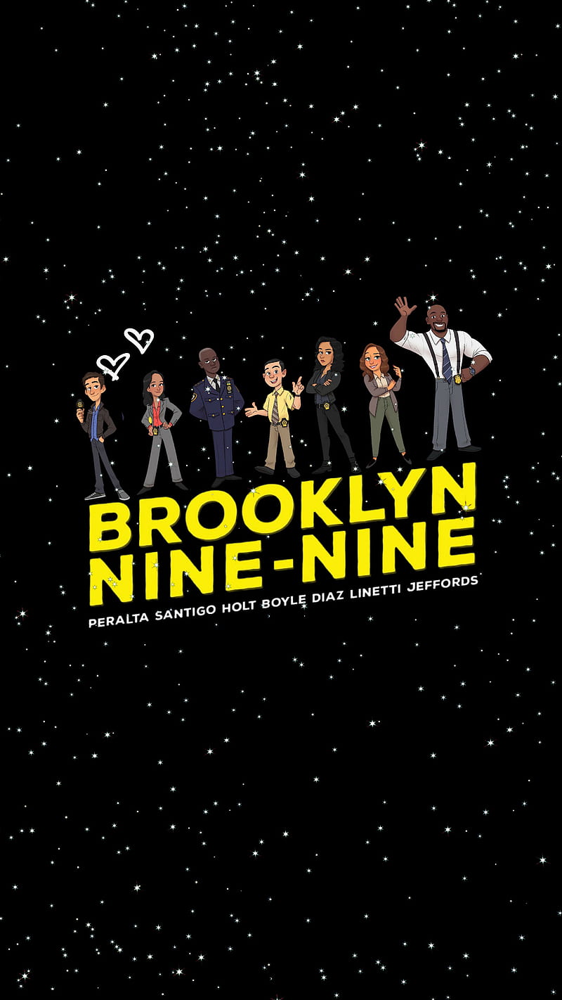Brooklyn 99 SA, amy, boyle, brooklyn 99, brooklyn nine nine, holt, jake, netflix, nyc, peralta, santiago, HD phone wallpaper
