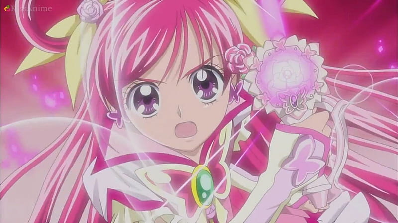 Crystal Fleuret! The Light of Hope!, pretty, bonito, magic, yes precure 5, sweet, cure dream, magical girl, nice, pretty cure, anime, beauty, anime girl, long hair, pink, female, lovely, girl, precure, pink hair, yes precure five, HD wallpaper