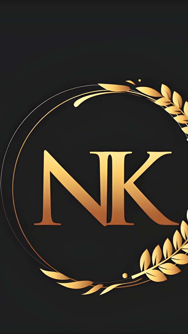 N.k Name, letter n k, HD phone wallpaper