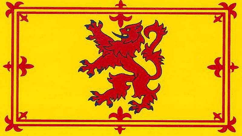 Scotland Rampant Lion , rampant, scotland, lion flag, HD wallpaper