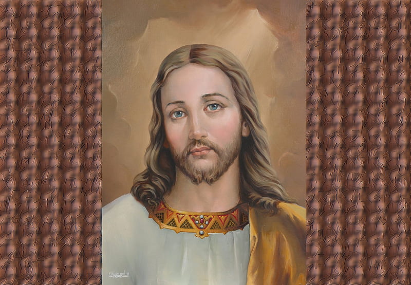 Peaceful face, christ, jesus, religion, god, HD wallpaper