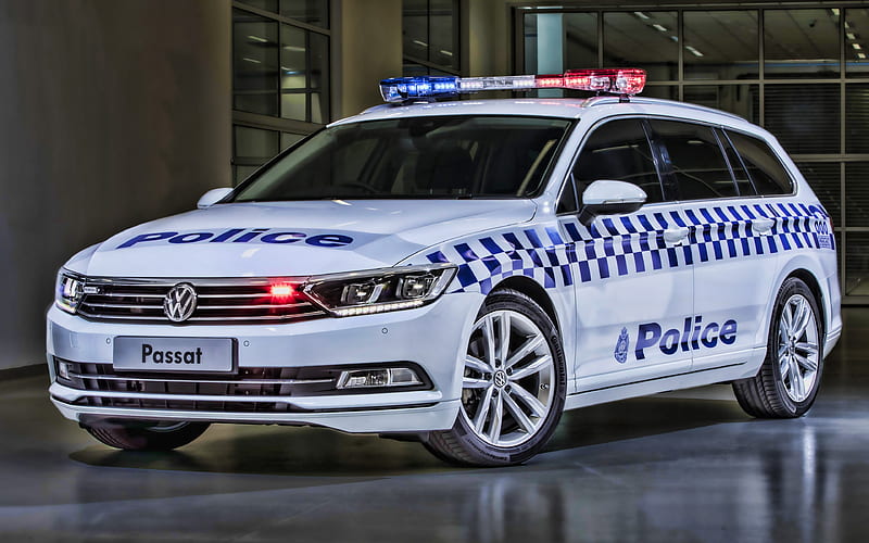 Volkswagen Passat Wagon police cars, 2019 cars, B8, german cars, 2019 Volkswagen Passat, VW Passat, Volkswagen, police passat, HD wallpaper