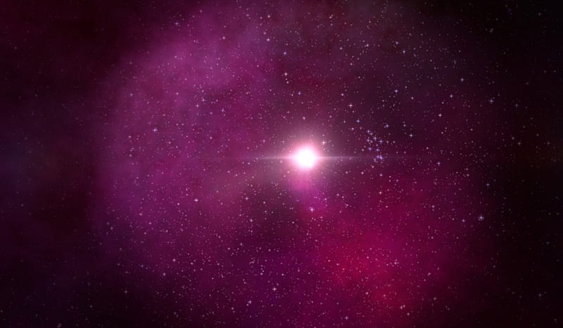 Dazzling Pink Space, Stars, Nebula, Space, Universe, Galaxies, HD wallpaper