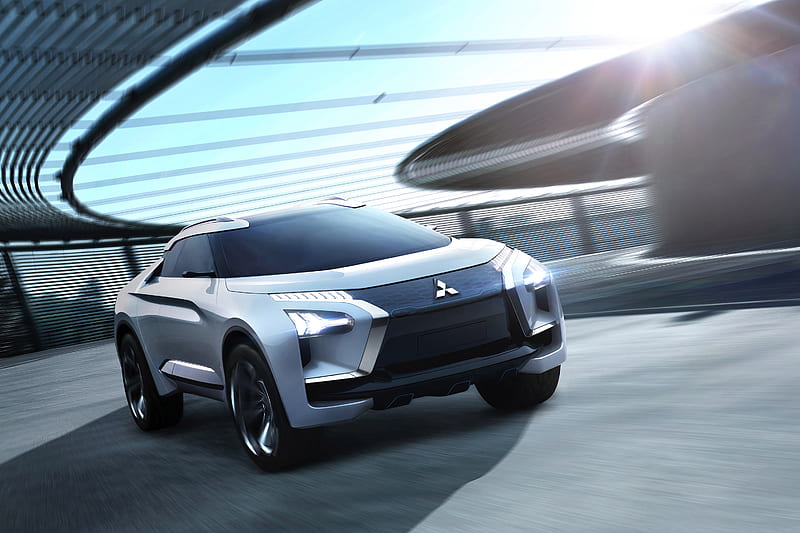 2017 Mitsubishi e-Evolution Concept, Electric, SUV, car, HD wallpaper