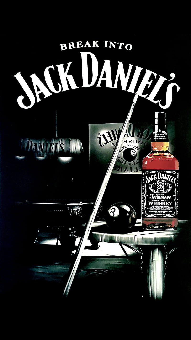 Bar de jack daniels, alcohol, billar, club, oscuro, beber, noche, piscina,  Fondo de pantalla de teléfono HD | Peakpx