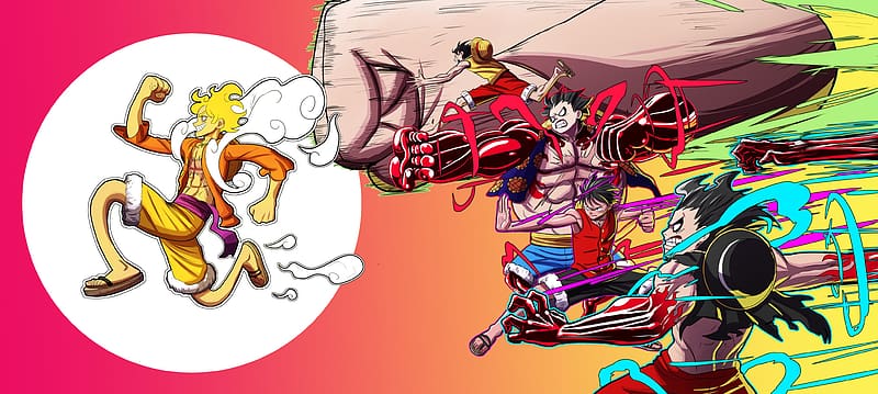 Anime One Piece Art Monkey D Luffy Gear 5 Wallpaper HD Anime 4K  Wallpapers Images Photos and Background  Wallpapers Den