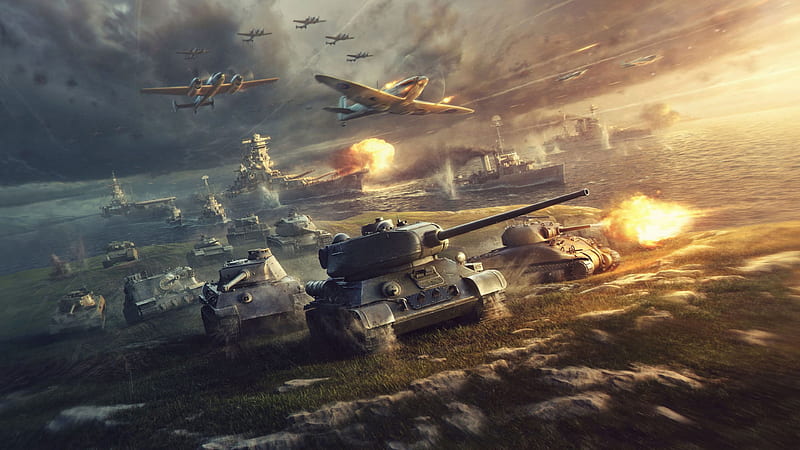 world of tanks, Online game, battlefield, tanks, HD wallpaper