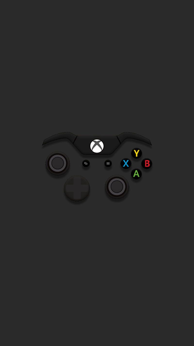 Xbox, console, controller, dark, games, gray, gris, minimalist, one, HD phone wallpaper