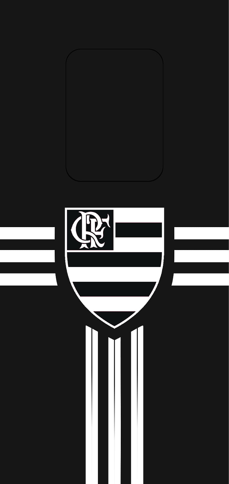 Flamengo Branco, brazil, brasileirao, brazil, emblema, futebol, libertadores, soccer, teams, HD phone wallpaper