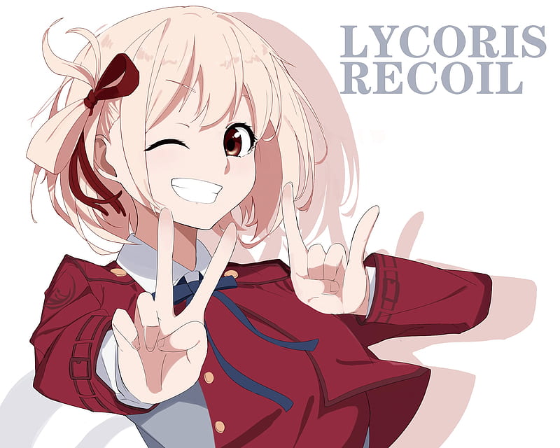 Anime, Lycoris Recoil, Chisato Nishikigi, HD wallpaper