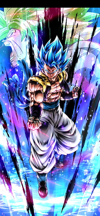 Gogeta SSJ4 [Legends] Custom Mobile Wallpaper by davidmaxsteinbach