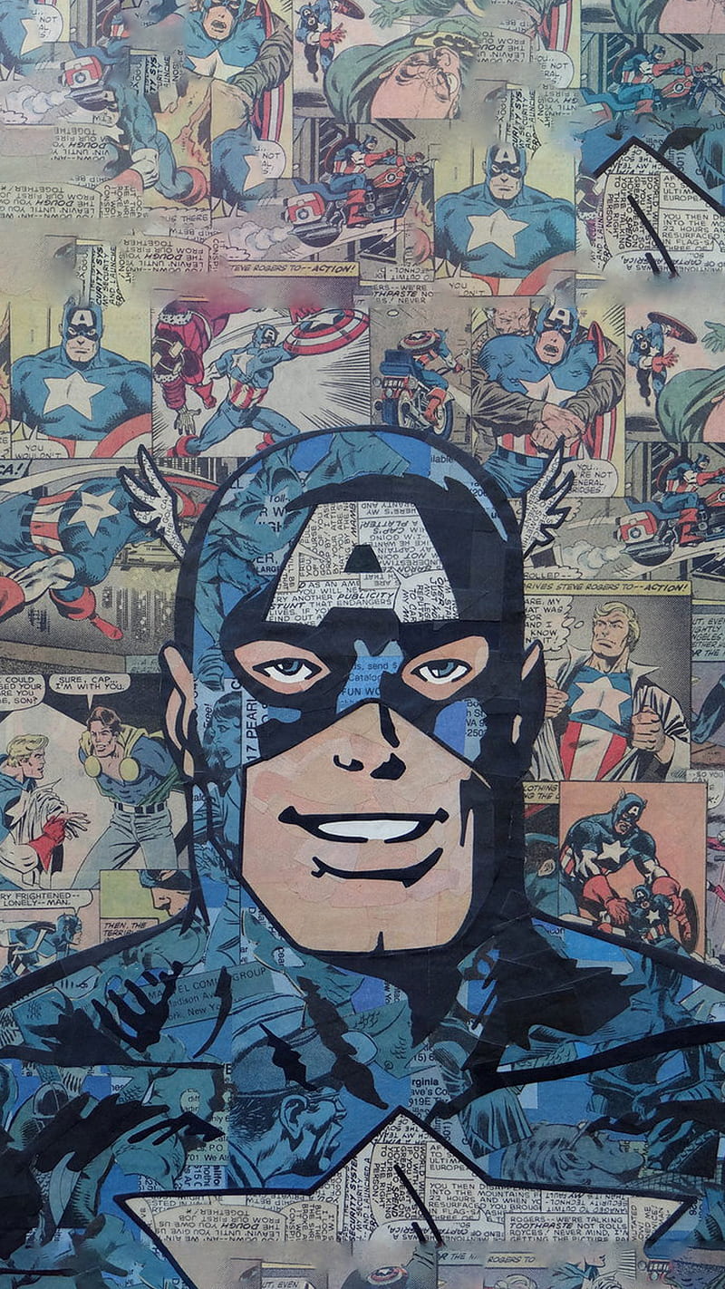 Captain America, avengers, comic, marvel, shield, superhero, HD phone wallpaper
