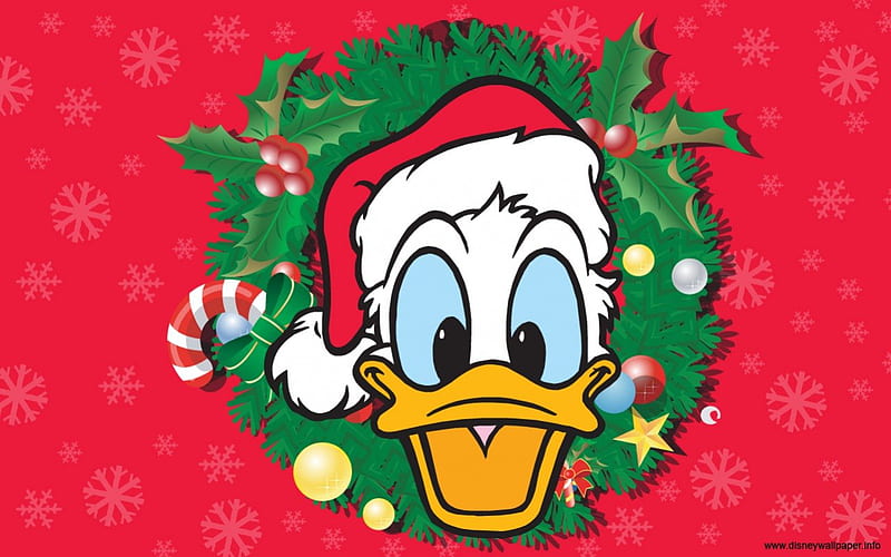 Donald Duck Christmas, Christmas, Disney, Duck, Donald, HD wallpaper |  Peakpx