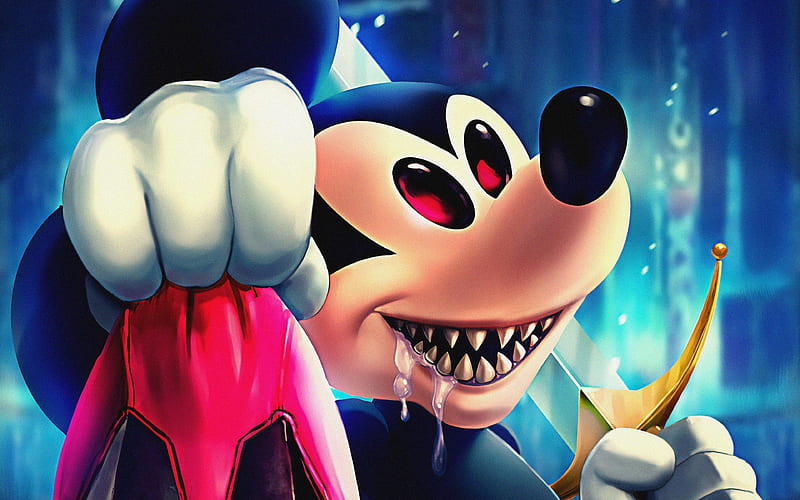 Mickey Mouse 2020 movie, Mickey and Minnies Runaway Railway, Disney, Angry Mickey, HD wallpaper