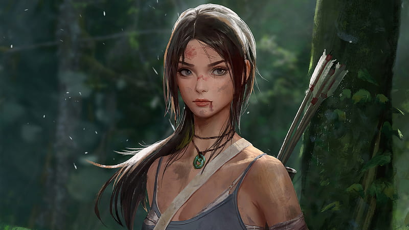 Tomb Raider Art 2019, tomb-raider, lara-croft, artwork, artwork, digital-art, artstation, HD wallpaper