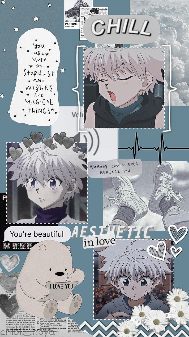 Killua Aesthetic, aesthetic, anime, blue, hunter x hunter, hxh, iphone,  killua, HD phone wallpaper | Peakpx