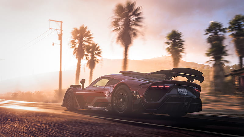 AMG project one, automotive lighting, Forza Horizon, amg1, forza horizon 5, mercedes amg, Formula 1, HD wallpaper