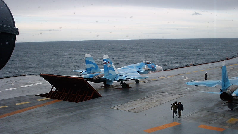 Su-33 ready to take off, aircraft, plane, russia, sukhoi, flanker, jet, su, HD wallpaper