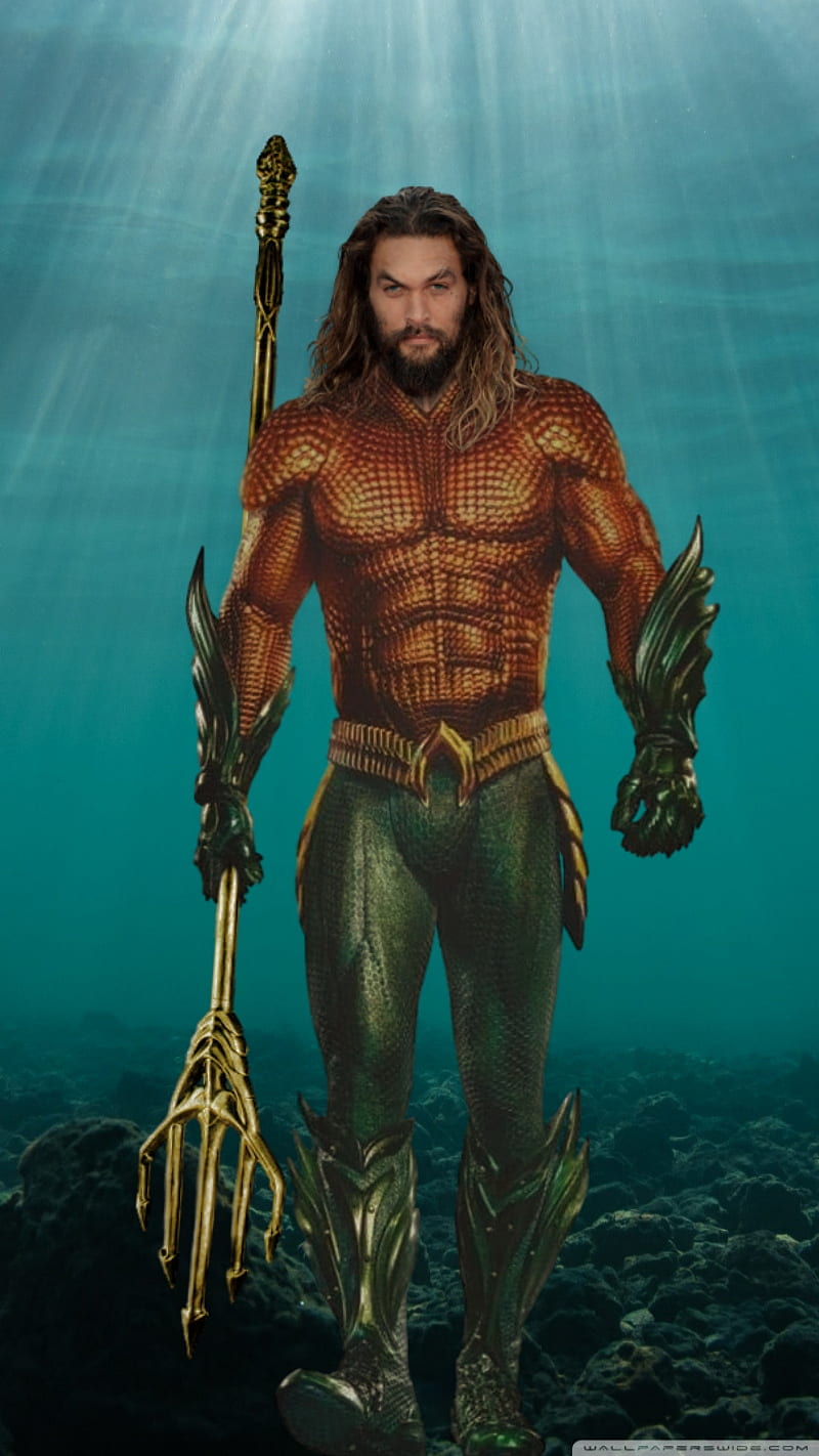 Aquaman, verde, bajo el agua, Fondo de pantalla de teléfono HD | Peakpx