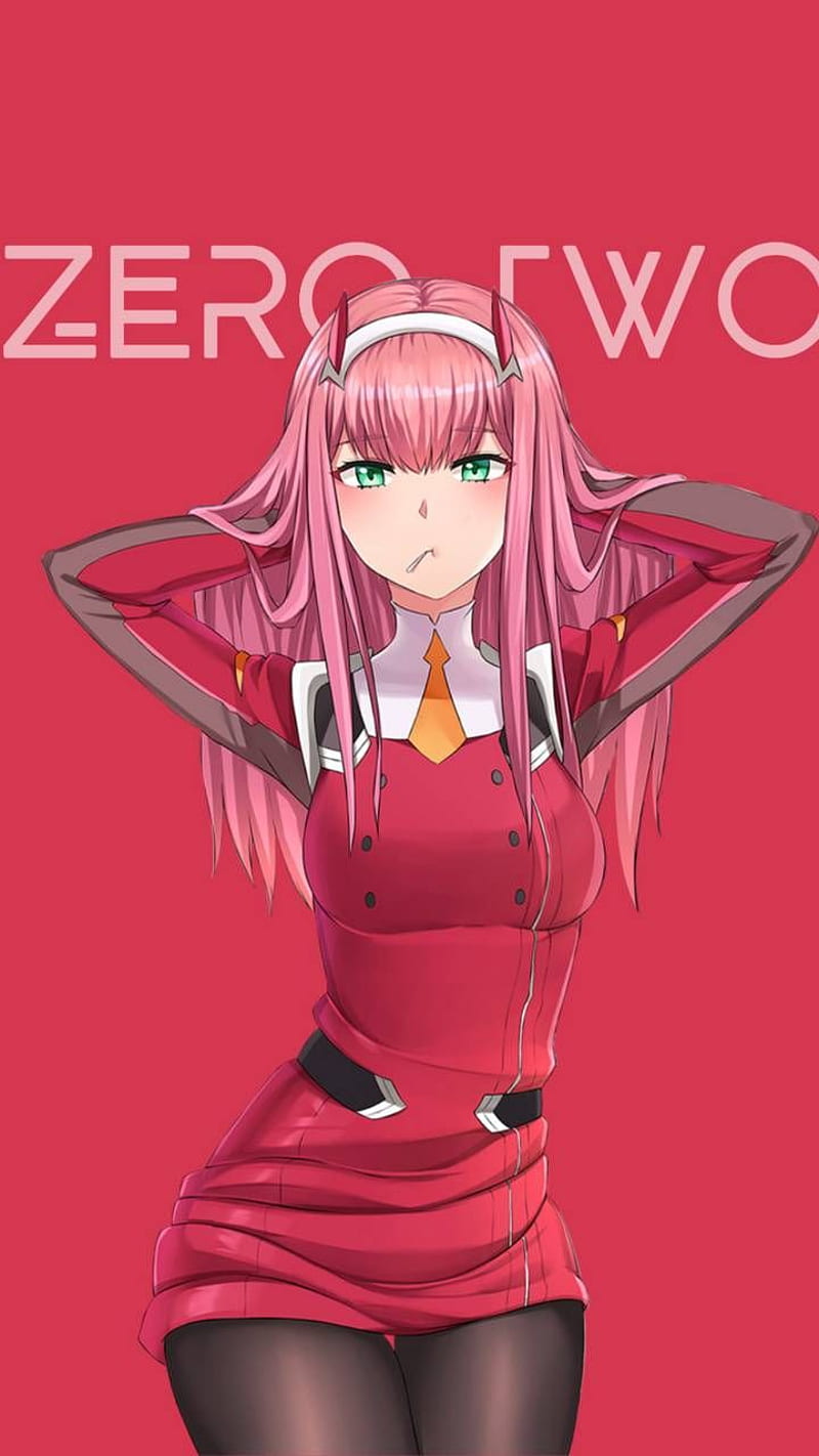 Zero Two  Chicas anime, Cero dos, Chica anime