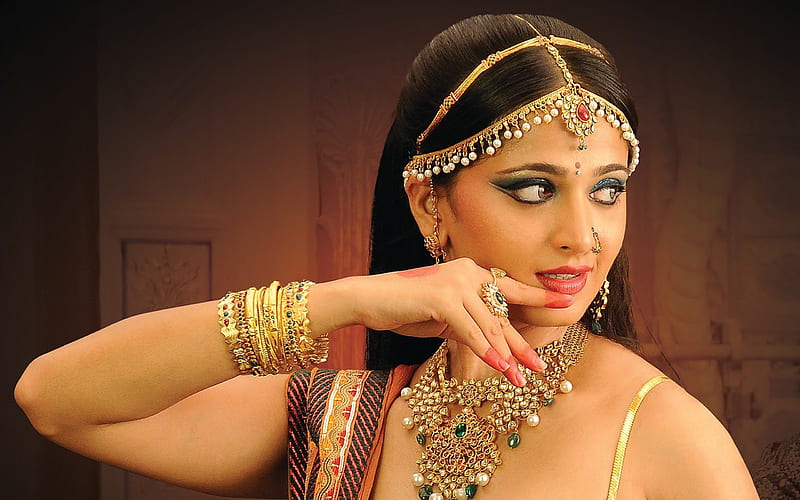 Anushka, bollywood, tollywood, actress, indian, tamil, south, sexy, HD wallpaper