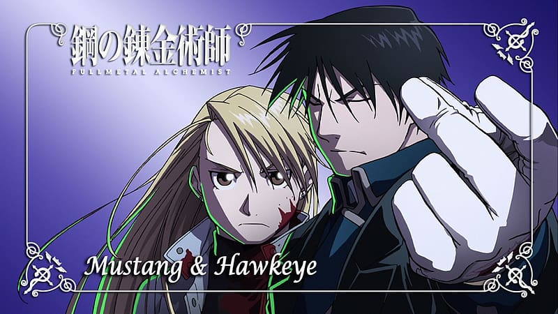 Anime, Fullmetal Alchemist, Roy Mustang, Riza Hawkeye, HD wallpaper | Peakpx