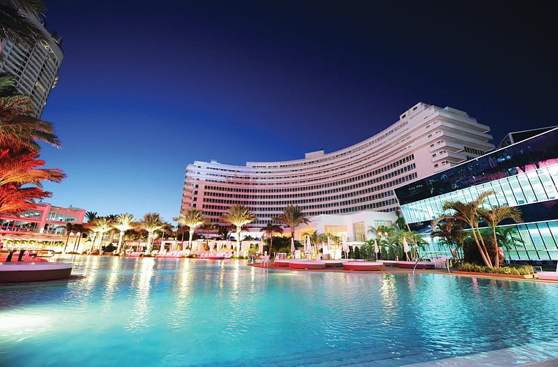 Miami Beach Hotel, miami beach, miami, luxury hotel, HD wallpaper