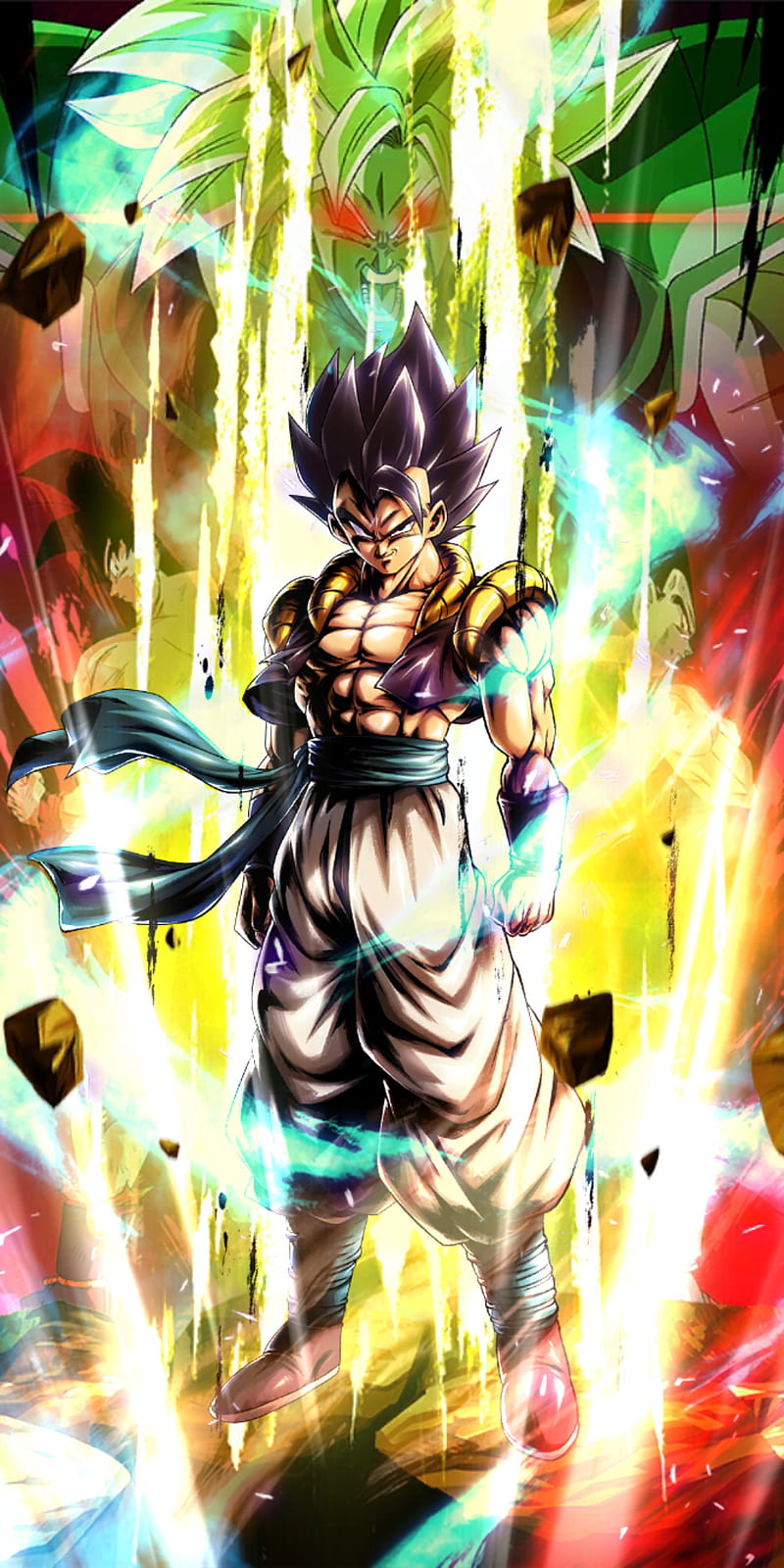 Just a simple Gogeta Blue Wallpaper I made for AMOLED screens :  r/DragonballLegends