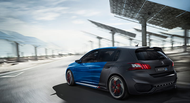 2015 Peugeot 308 R HYbrid Concept - Rear , car, HD wallpaper