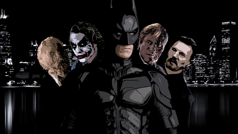 Batman, Joker, Movie, The Dark Knight, Two Face, HD wallpaper | Peakpx