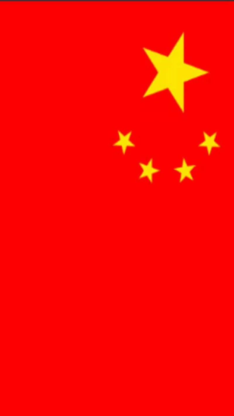 China Flag, country, HD phone wallpaper