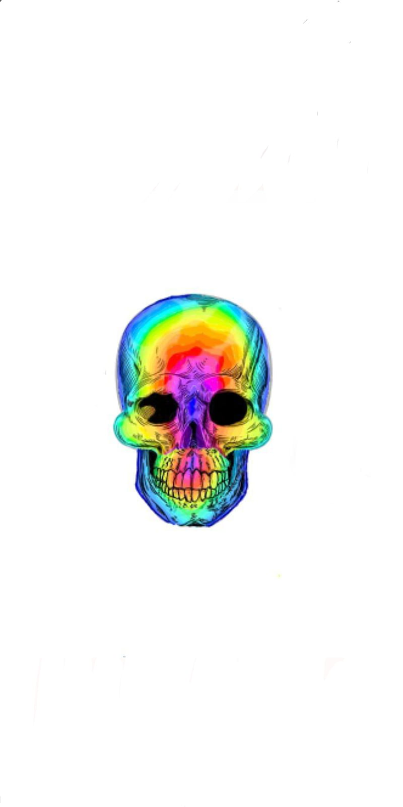 1920x1080px, 1080P free download | Skull, art, color, cool, heatmap ...