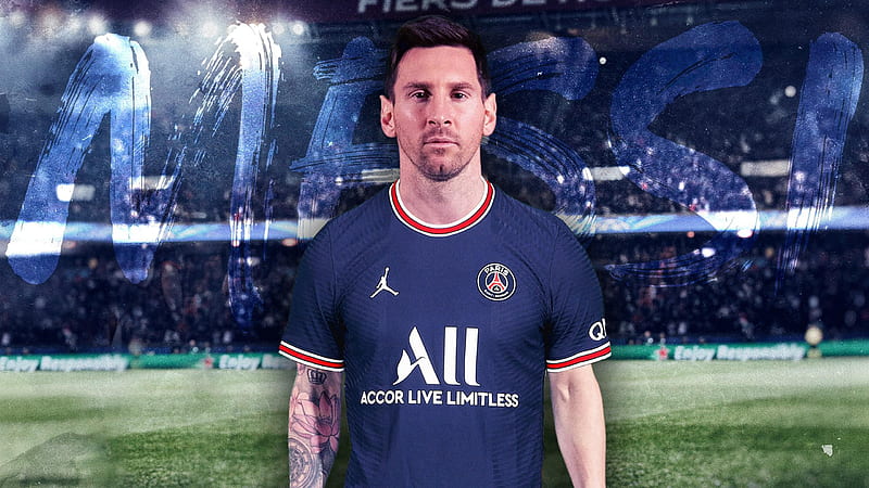 Lionel Messi Is Standing In Stadium Background Wearing Blue Sports Dress Messi, HD wallpaper